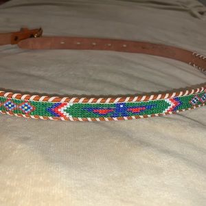 Handmade Bohemian Western Beaded Belt